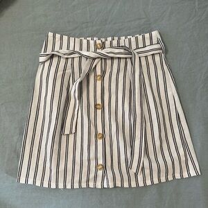 Pinstripe Skirt